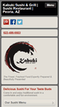 Mobile Screenshot of kabukisushiphoenix.com